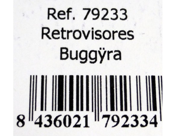 RETROVISORES BUGGYRA PLATA REF.79233 FLY