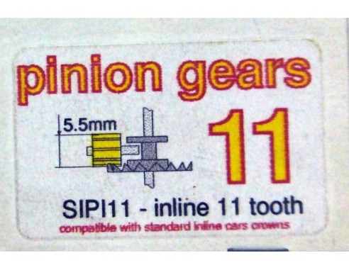 PIÑON DE 11 5.5 EN LINEA. SLOT.IT