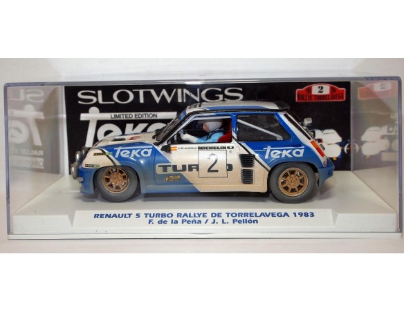 RENAUL 5 TEKA RALLY TORRELAVEGA 1983 ED.LTD 70u.SUCIO SLOTWINGS