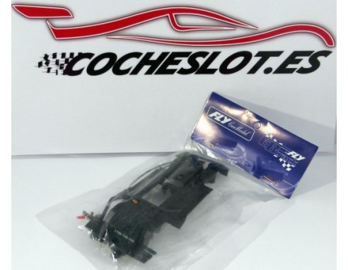 CHASIS COMPLETO CON GUIA BASCULANTE.AUDI QUATTRO.REF.B-299 FLY