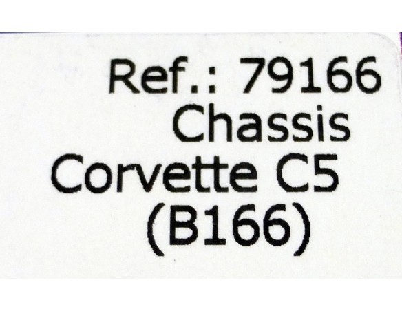 CHASSIS CORVETTE C5 B166 REF.79166 FLY