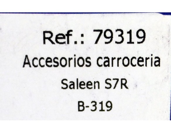 ACCESORIOS CARROCERIA SALEEN AZUL S7R B319 REF.79319 FLY