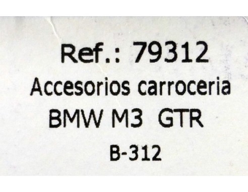 ACCESORIOS CARROCERIAS BMW M3 GTR B312 REF.79312 FLY