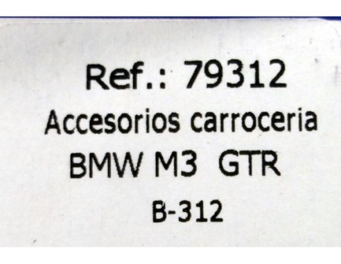 ACCESORIOS CARROCERIA BMW M3 GTR .RETROVISORES EN BLANCO. B-312 REF.79312 FLY