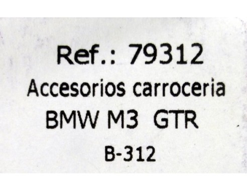 ACCESORIOS CARROCERIA BMW M3 GTR .RETROVISORES EN NEGRO. B-312 REF.79312 FLY