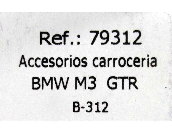 ACCESORIOS CARROCERIA BMW M3 GTR .RETROVISORES EN NEGRO. B-312 REF.79312 FLY