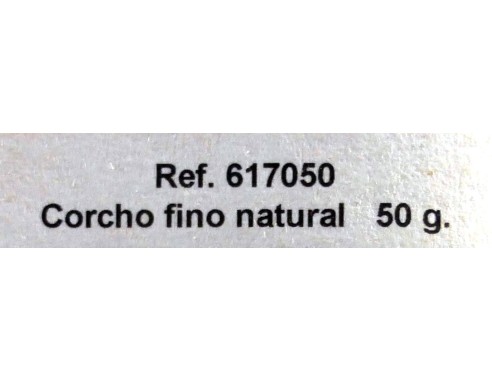CORCHO FINO NATURAL.50GR.REF.617050 ACCESORIOS KERANOVA