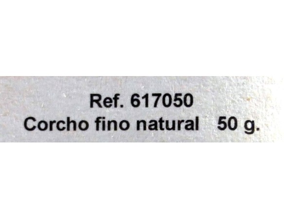 CORCHO FINO NATURAL.50GR.REF.617050 ACCESORIOS KERANOVA