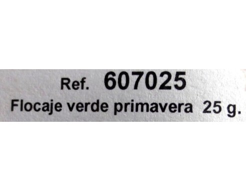 FLOCAJE VERDE PRIMAVERA 25GR REF.607050 ACCESORIOS KERANOVA