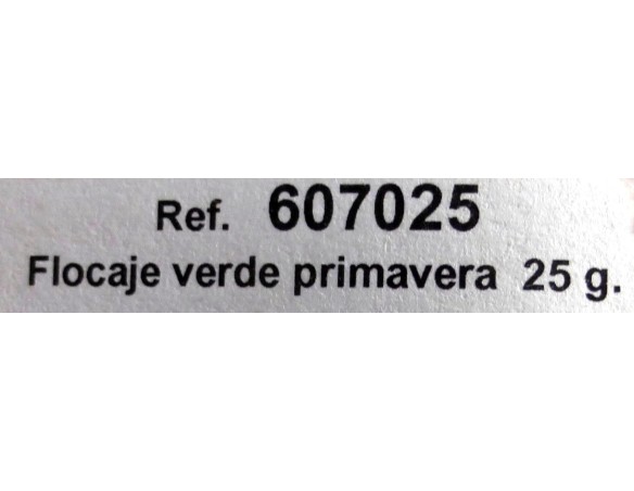 FLOCAJE VERDE PRIMAVERA 25GR REF.607050 ACCESORIOS KERANOVA