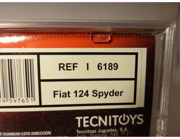 FIAT 124 SPIDER CLASSICS SERIES REF.6189 TECNITOYS