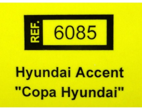 HYUNDAI ACCENT COPA HYUNDAI  REF.6085 TECNITOYS