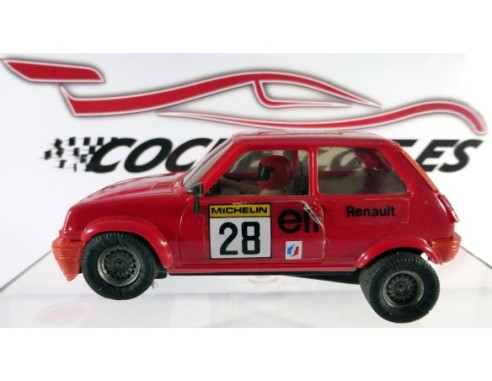 RENAULT 5 ROJO  NARANJA REF.C-4058 EXIN MEX