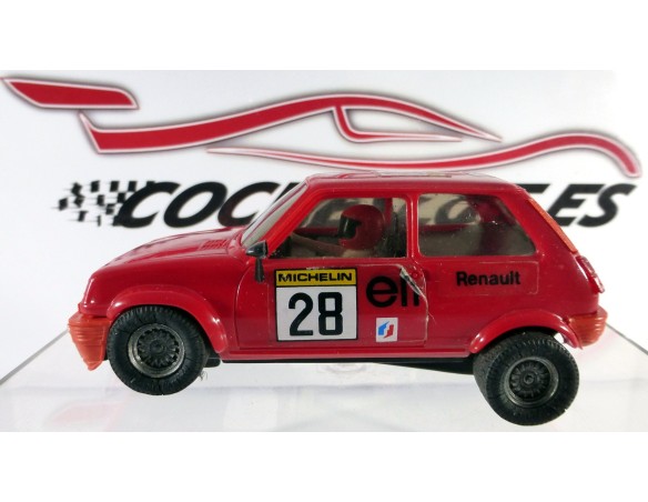 RENAULT 5 ROJO  NARANJA REF.C-4058 EXIN MEX