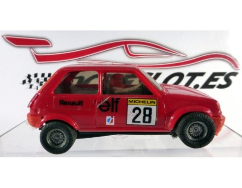 RENAULT 5 ROJO  NARANJA REF.C-4058 EXIN MEX