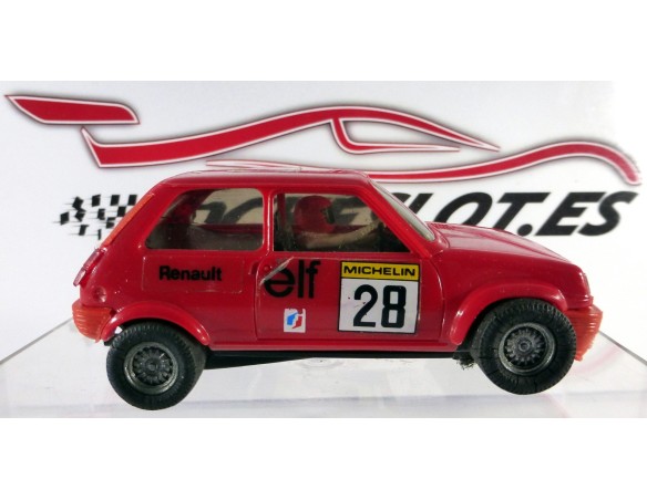 RENAULT 5 ROJO  NARANJA REF.C-4058 EXIN MEX