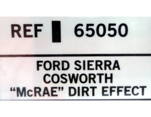 FORD SIERRA COSWORTH McRAE DIRT EFFECT REF.65050 TECNITOYS