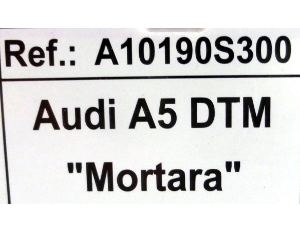 AUDI A5 DTM MORTARA REF.10190S300 EDUCA