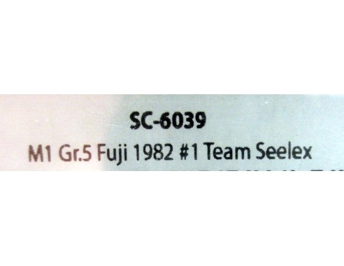 BMW M1 Gr.5 FUJI 1982 Nº1 TEAM SEELEX REF.SC6039 SCALEAUTO