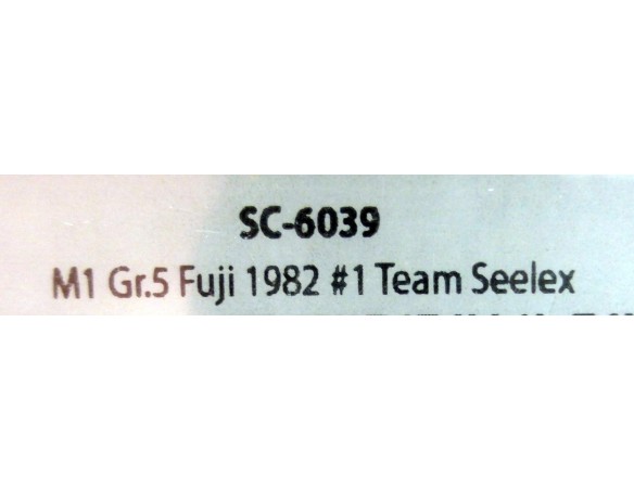 BMW M1 Gr.5 FUJI 1982 Nº1 TEAM SEELEX REF.SC6039 SCALEAUTO