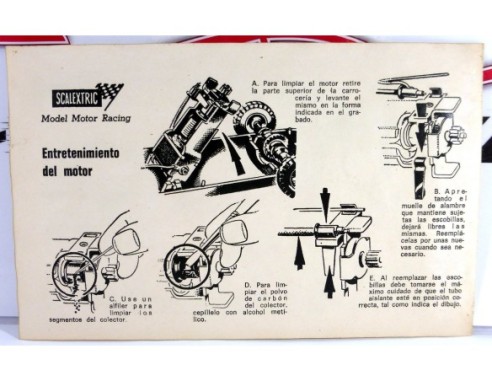 INSTRUCCIONES MANTENIMIENTOFERRARI V6 FORMULA1 REF.C39 EXIN