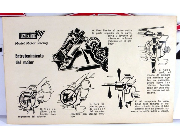 INSTRUCCIONES MANTENIMIENTOFERRARI V6 FORMULA1 REF.C39 EXIN