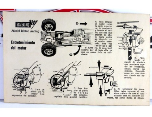 INSTRUCCIONES MANTENIMIENTO B.R.M. FORMULA1 REF.C37 EXIN
