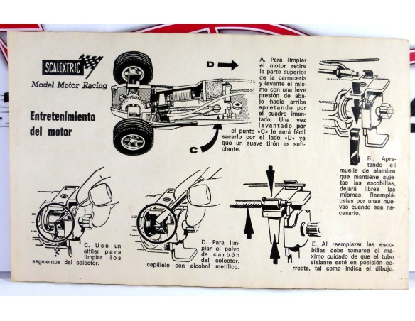 INSTRUCCIONES MANTENIMIENTO B.R.M. FORMULA1 REF.C37 EXIN