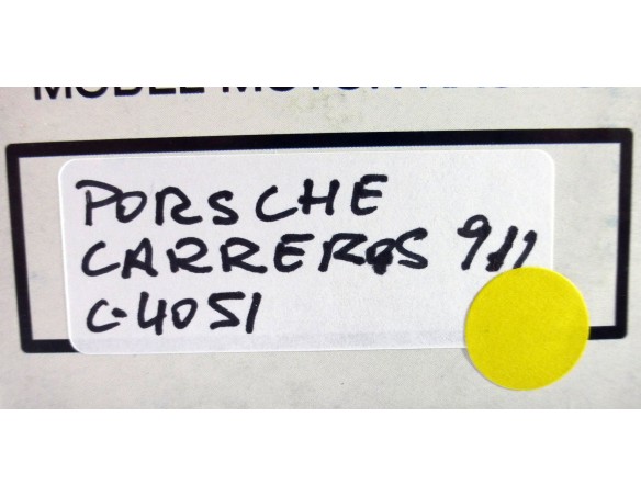 PORSCHE CARRERA 911 AMARILLO REF.C-4051 EXIN MEX