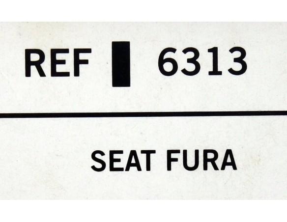 SEAT FURA ROJO SERIE CLASSICS REF.6313 TECNITOYS