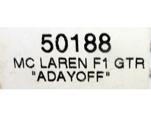 MC LAREN F1 GTR ADAYOFF REF.50188 NINCO