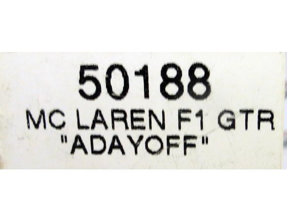 MC LAREN F1 GTR ADAYOFF REF.50188 NINCO