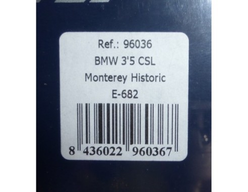 BMW 3.5 CLS MONTERREY HISTORIC E682 REF.90036 FLY