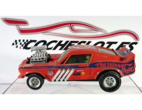 Ford Mustang	Winner Drag ROJO 1974 REF.4049 EXIN