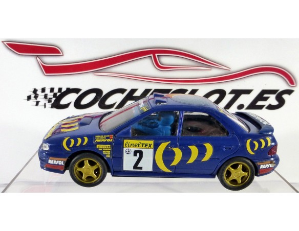 Subaru “Impreza”	Decoración Lunas Azul	1994 REF. 8377	TYCO