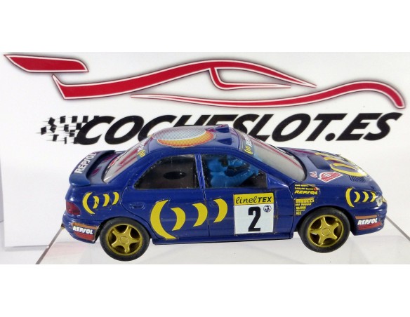 Subaru “Impreza”	Decoración Lunas Azul	1994 REF. 8377	TYCO