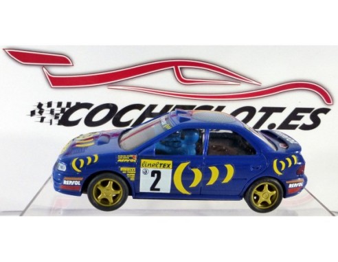 Subaru “Impreza”	Decoración Lunas Azul	1994 REF. 8377	TYCO