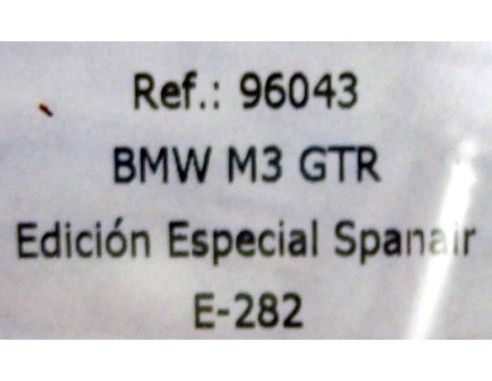 BMW M3 GTR EDICION ESPECIAL SPANAIR E282 REF.96043 FLY