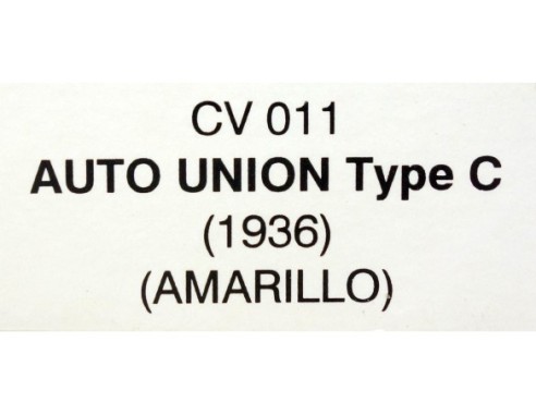 AUTO UNION TYPE C 1936 AMARILLO REF.CV 011 PIN-KAR
