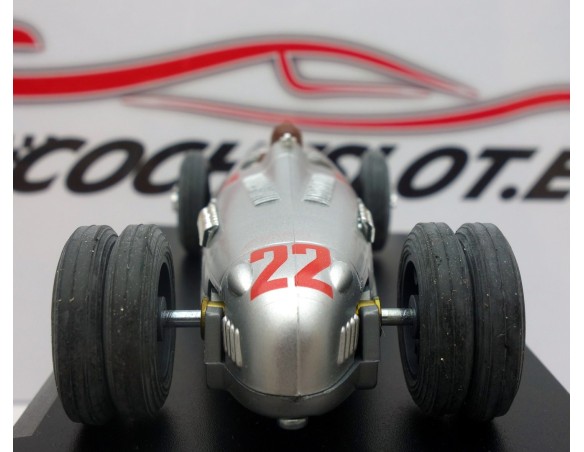 AUTO UNION TYPE C DOBLE RUEDA TRASERA 1936 PLATA  REF.CV 012 PIN-KAR