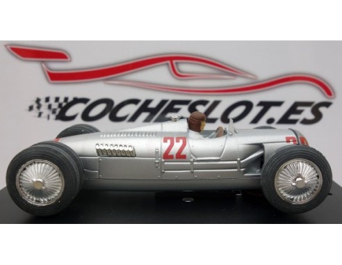 AUTO UNION TYPE C DOBLE RUEDA TRASERA 1936 PLATA  REF.CV 012 PIN-KAR