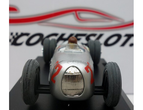 AUTO UNION TYPE C DOBLE RUEDA TRASERA 1936 PLATA  REF.CV 012 PIN-KAR