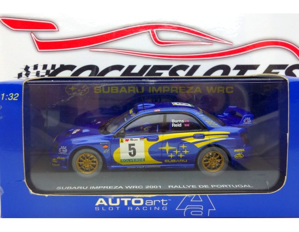 Subaru “Impreza”	WCR 2001 REF.13001 SLOT CAR AUTOART