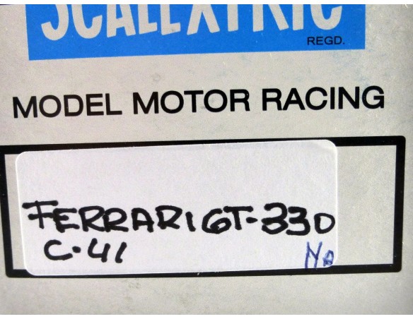 FERRARI GT 330 NARANJA REF.C41 EXIN MEX