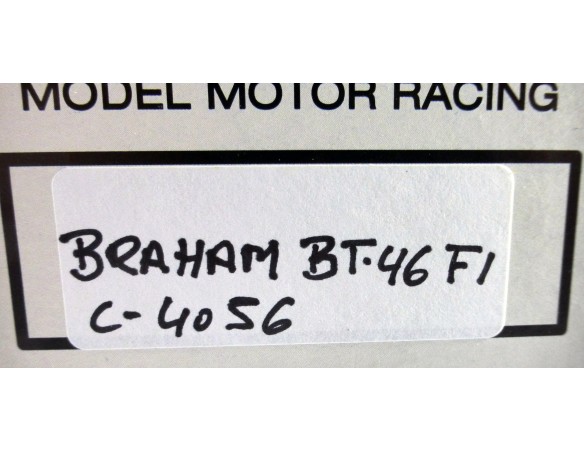 BRABHAM BT46 F1 ROJO.REF.C4056 EXIN MEX
