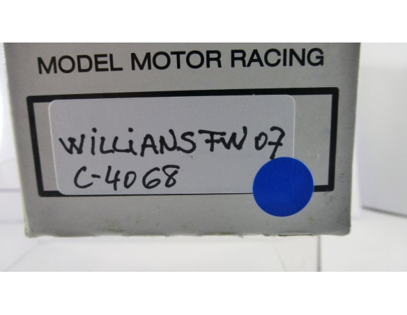 WILLIANS FW07 AZUL REF.C4068 EXIN MEX