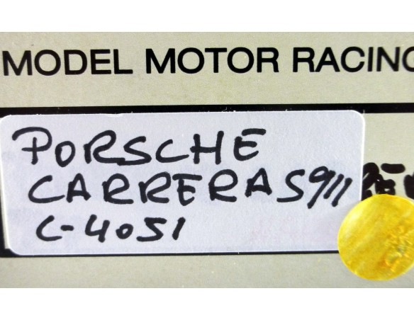 PORSCHE CARRERA 911 NARANJA REF.C-4051 EXIN MEX