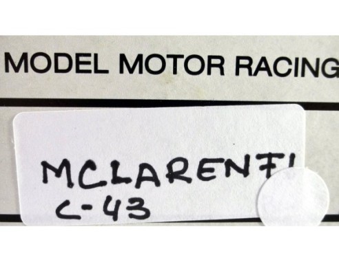 MCLAREN F1 BLANCO Y AZUL REF.C43 EXIN MEX