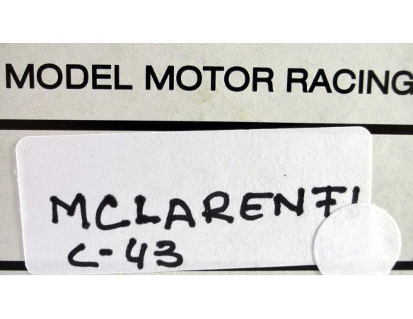 MCLAREN F1 BLANCO Y AZUL REF.C43 EXIN MEX