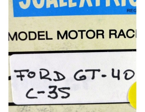 FORD GT 40 AMARILLO REF.C-35 EXIN MEX